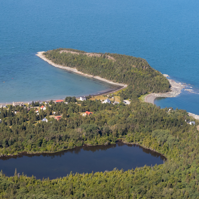 Pic Champlain vue sur le fleuve