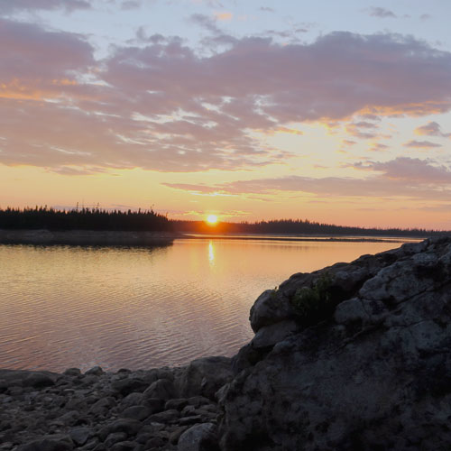coucher de soleil