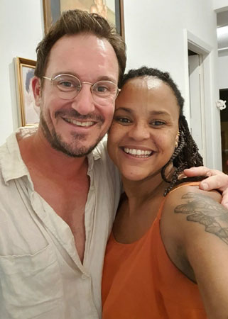 retrouvailles d'Arnaud et Sabrina