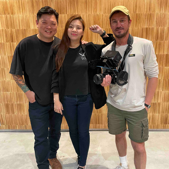couple d'entrepreneurs à Singapour