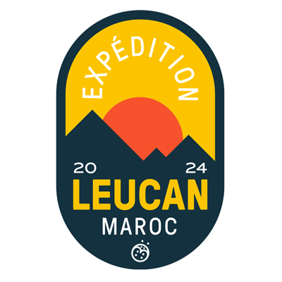 logo de l'expédition Leucan au Maroc