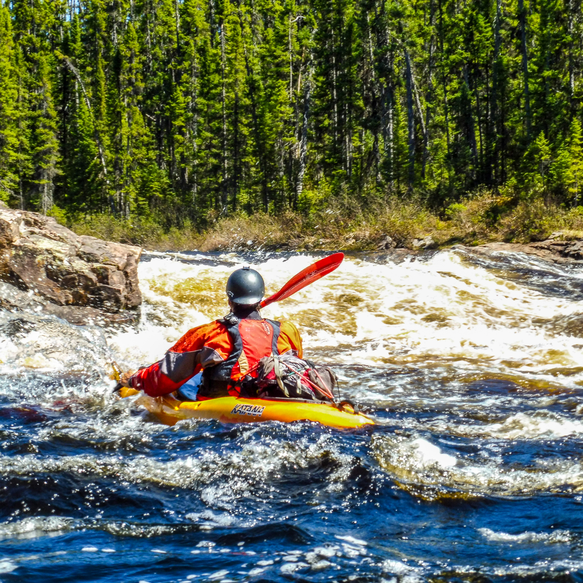 kayak eau vive rivière Mistassibi